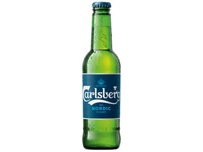 Carlsberg Nordic Pilsner 0,0 % 33 cl. 24 stk.