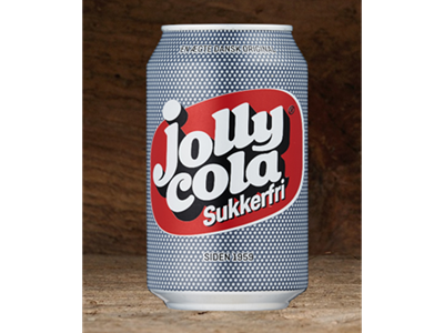Jolly Cola light 33 cl. ds. 18 stk.